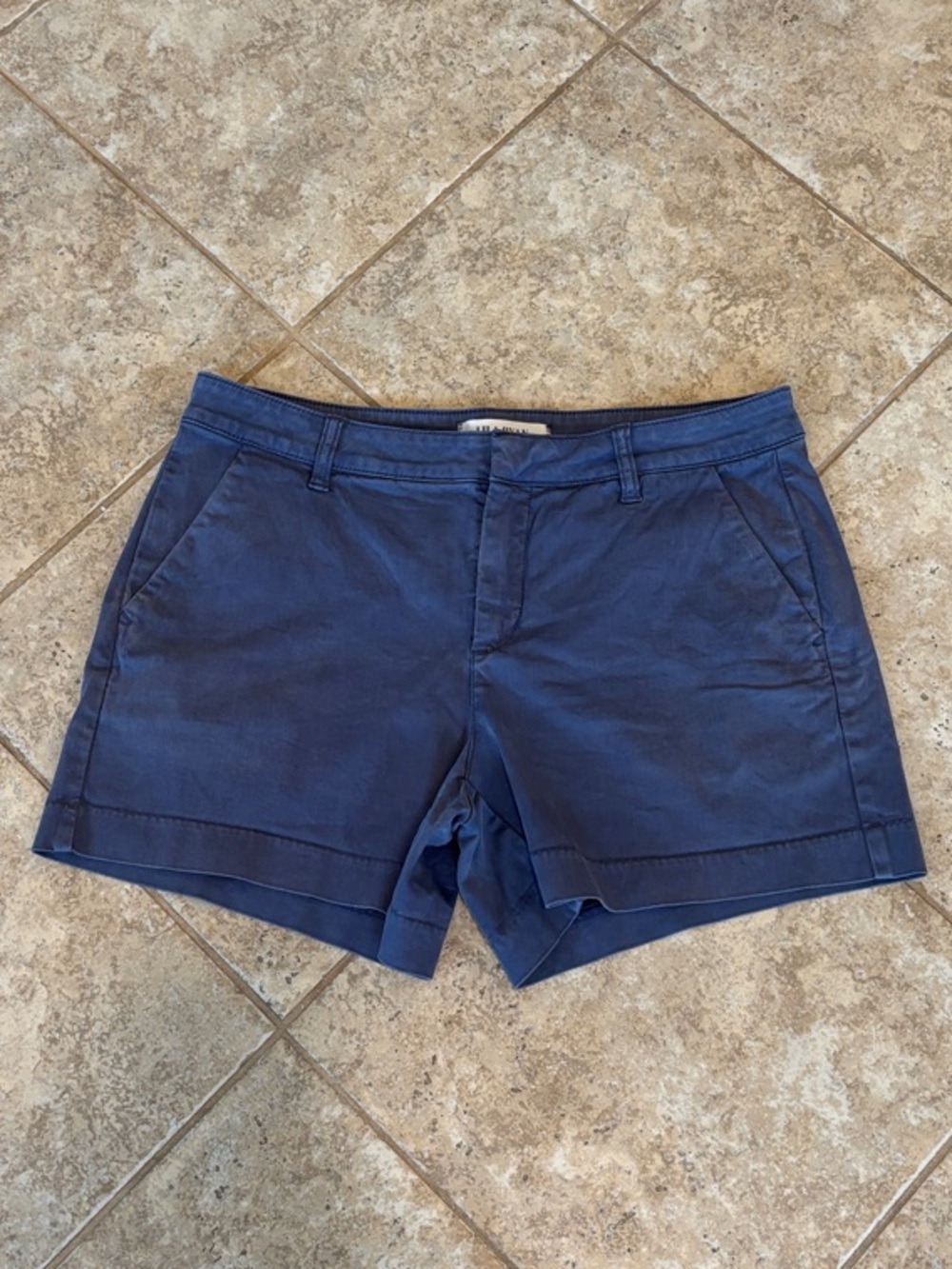 LILA RYAN Blue Cotton Blend Women’s Shorts Sz 8